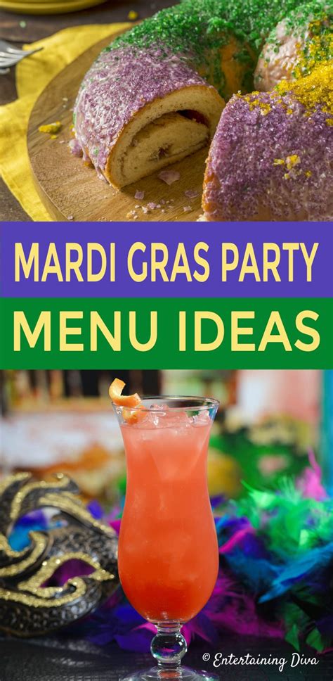 Mardi Gras Party Food And Drink Ideas