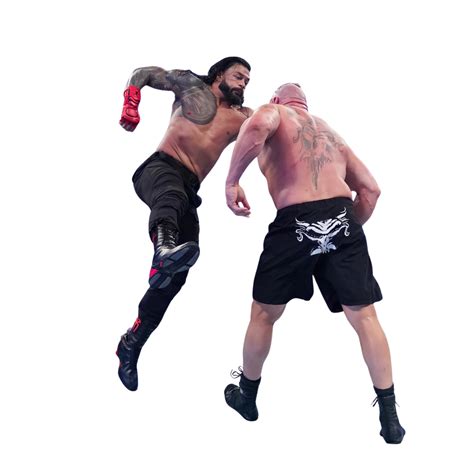 Roman Reigns Superman Punch Brock Lesnar PNG by KingOcho3K on DeviantArt