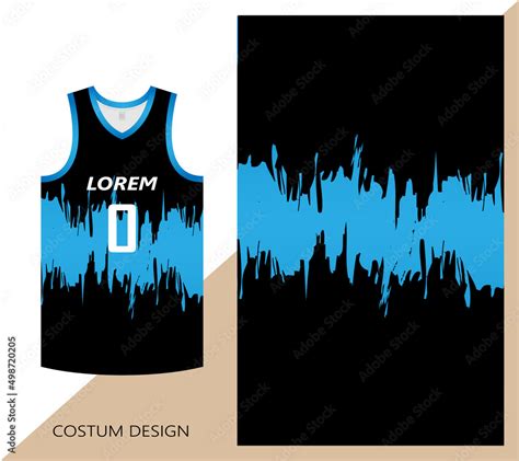 Premium Vector A vector basketball pattern jersey design and template ...