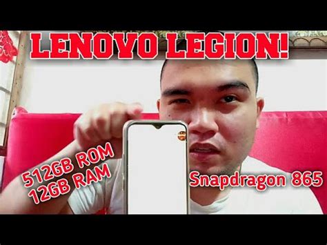 LENOVO LEGION PHONE REVIEW!!! - YouTube