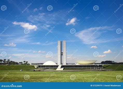National Congress of Brazil Editorial Stock Image - Image of politics, senate: 57229979