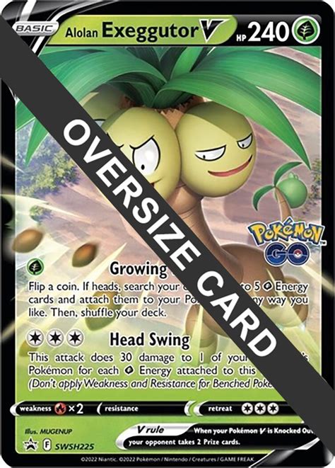 Pokémon TCG: Pokémon GO Collection-Alolan Exeggutor V ...