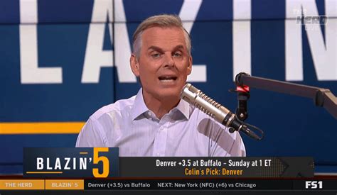 Colin Cowherd Blazing Five NFL 2019 Week 12 Picks On Fox Sports