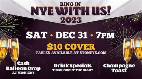 RING IN THE NEW YEAR at STONEYS! – Stoney's Rockin' Country – Where Country LIVES in Las Vegas