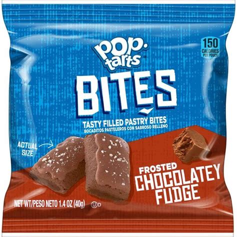 Pop-Tarts Bites Frosted Chocolatey Fudge, 1.4oz - Melon Mart