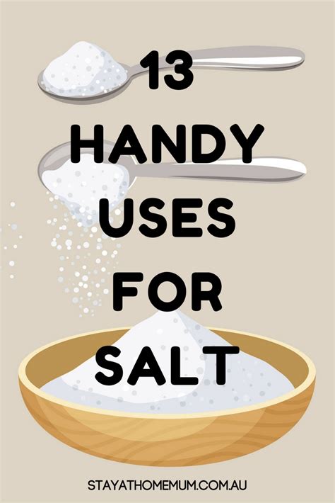 13 Handy Uses For Salt - Stay at Home Mum