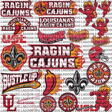 Ul Ragin Cajuns Logo