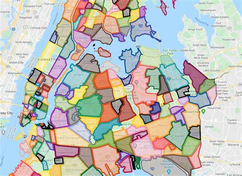 NYC Neighborhood Map — Doobybrain.com