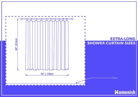 What is the Standard Shower Curtain Size? - Homenish