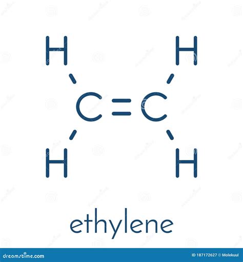 Ethylene Ethene Molecule. Vector Illustration | CartoonDealer.com #176572642