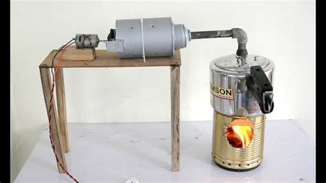 How to Make Steam Power Generator at Home - a Cool Science Project - YouTube