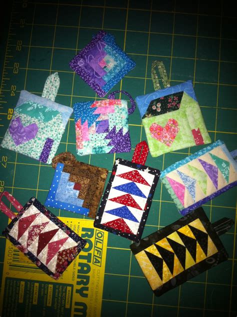 quilted keychain fobs - Quiltingboard Forums