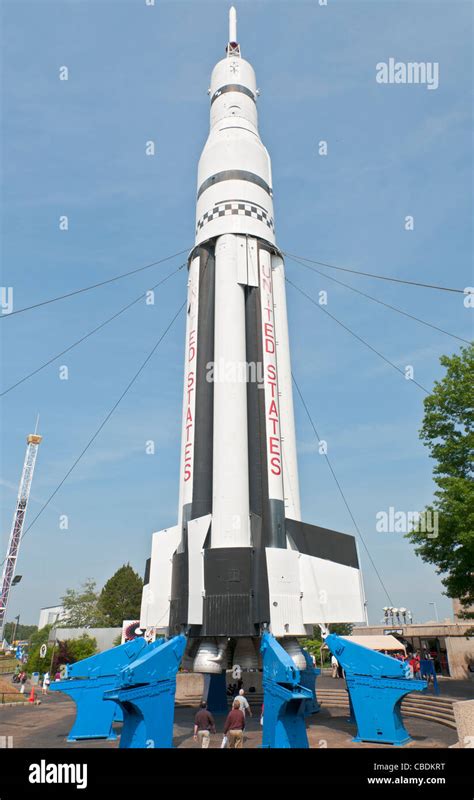 Alabama, Huntsville, U.S. Space & Rocket Center, Rocket Park, Saturn 1B ...