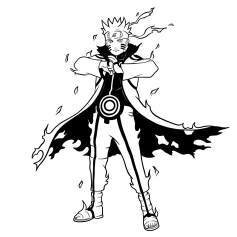 Master How to Draw Naruto in Kurama Mode | SketchOk