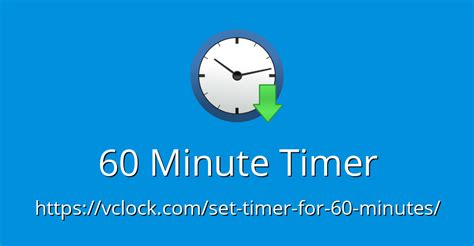 60 Minute Timer - Online Timer - Countdown