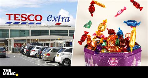 Tesco staff say they were given tubs of Quality Street instead of a ...