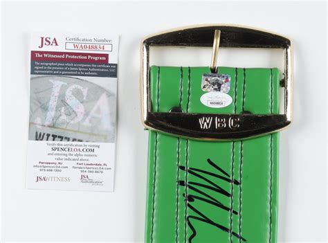 Mike Tyson Signed Full-Size WBC Heavyweight Championship Belt (JSA ...