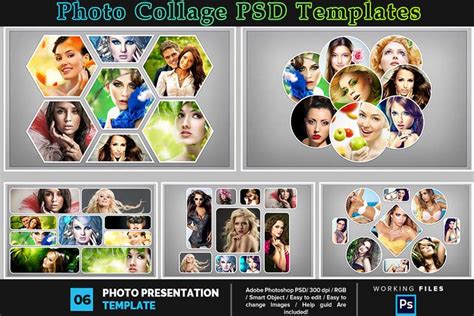 Free Download Photo Collage PSD Templates - Photoshopresource