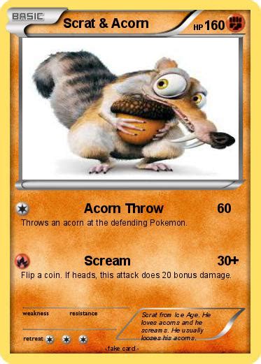 Pokémon Scrat Acorn - Acorn Throw - My Pokemon Card