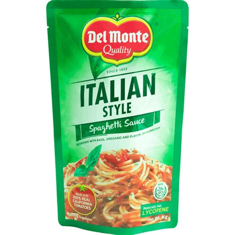 Del Monte Italian Style Spaghetti Sauce | 900g | Pasta Sauces | Walter Mart