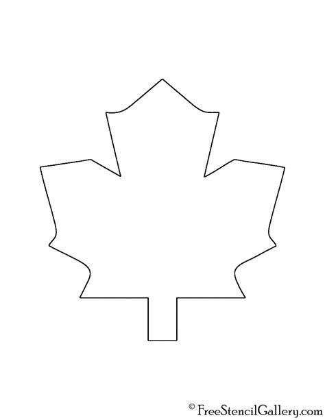 NHL - Toronto Maple Leafs Logo Stencil | Free Stencil Gallery