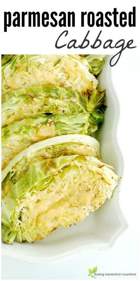 Parmesan Roasted Cabbage Wedges - Super Healthy Kids