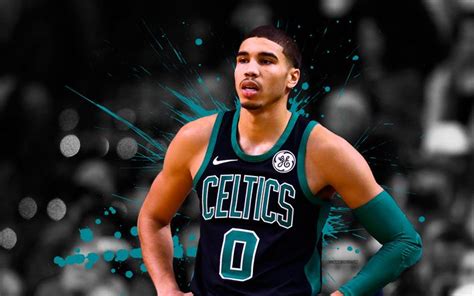 Download wallpapers Jayson Tatum, 4k, basketball players, NBA, Boston Celtics, grunge ...