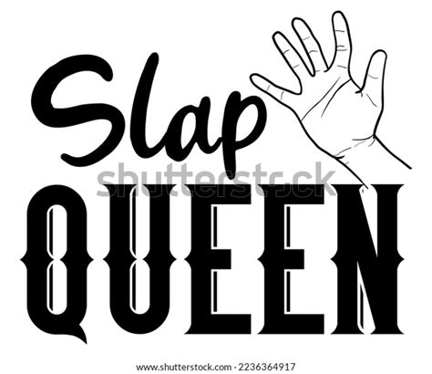 Slap Queen Funny Women Volleyball Player Stock Vector (Royalty Free) 2236364917 | Shutterstock