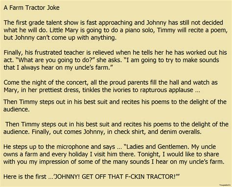 A Farm Tractor Joke | Jokes, Farm tractor, Frustration