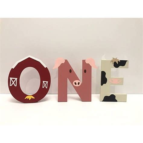 Farm Birthday Letters price is per Letter, Farm Animal Birthday, Barnyard Birthday, Farm Animal ...