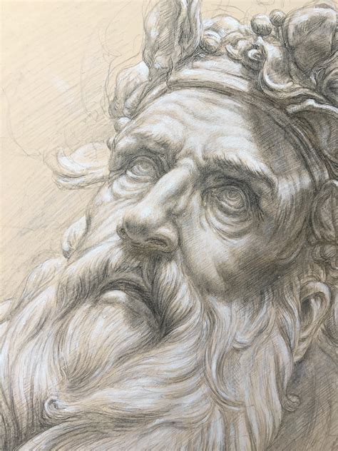 Silverpoint drawing :: Behance