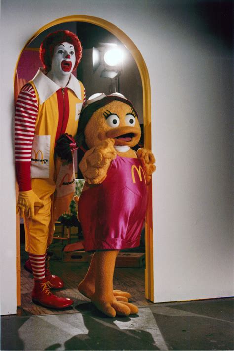 Behind the scenes, Ronald McDonald and Birdie the Early Bird decide to ...