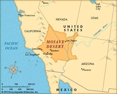 California Desert Region: Places to See in Mojave and Colorado Deserts