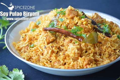 Soy Pulao Biryani | Veg Pulao Biryani - Spice Zone