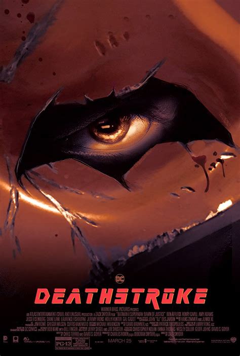 FAN-MADE: Deathstroke movie poster by MessyPandas : r/DC_Cinematic