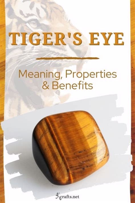 Tiger's Eye Meaning, Properties and Benefits - Kcrafts