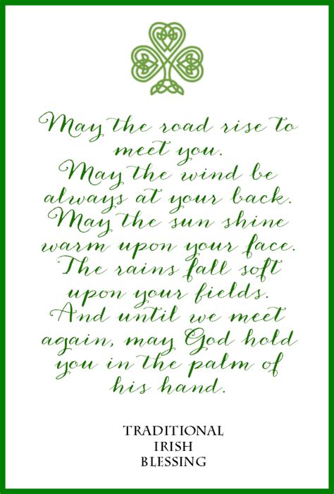 Irish Blessing Free Printable | On Sutton Place