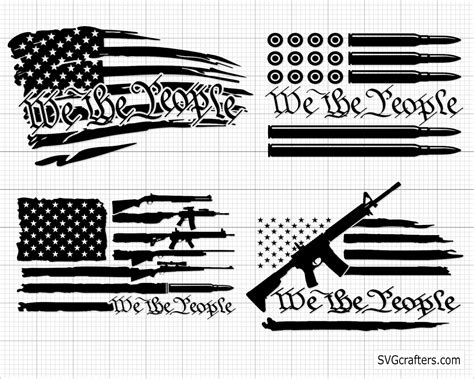 American Flag Svg, We the People Svg, 2nd Amendment Svg, Flag Svg ...