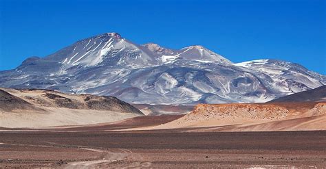 Volcano Nevados Ojos del Salado in Chile