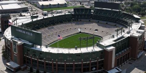 Lambeau Field Seating Chart with Rows and Seat Numbers 2024
