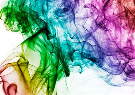 Colored Smoke - Wall Art Glass Printing in 2022 | Fotografie achtergronden, Kleuren, Regenboog