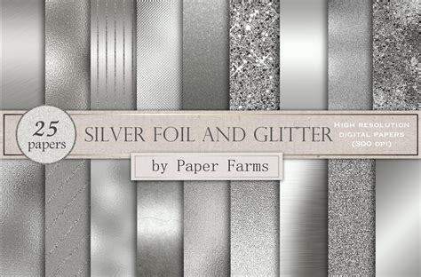 Silver foil and glitter | Textures ~ Creative Market