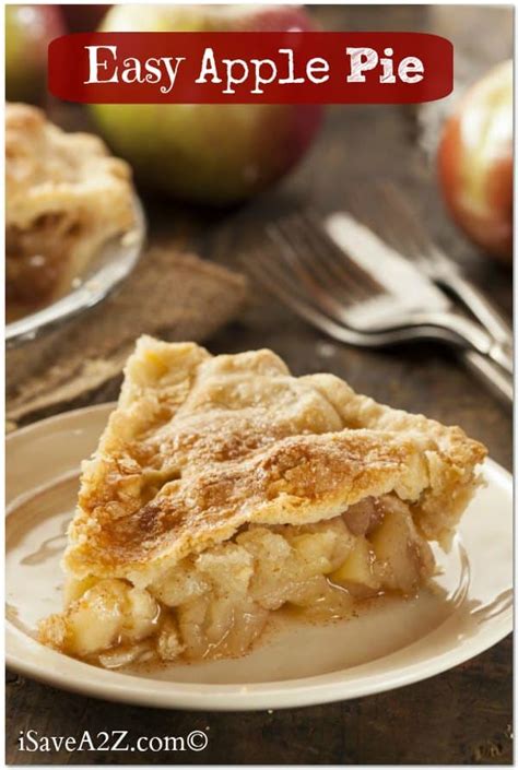 Easy Apple Pie Recipe - You won't believe how simple this is!