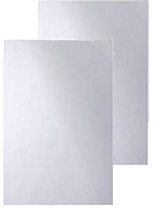 Amazon.com: Flexible Mirror Sheets 11.9" X 17.9'' Inch Soft Non Glass Cut To Size Craft Plastic ...