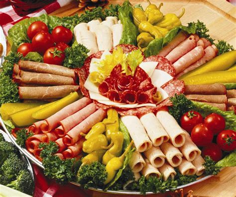 Meat and Cheese Tray Ideas | meat cheese tray serves 20 24 guests $ 39 turkey roast beef ham dry ...