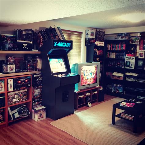 The retro gaming area of the game room... | Video game collection, Arcade, Arcade games