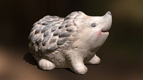 Hedgehog Garden Sculpture - Download Free 3D model by Andrea Spognetta (Spogna) (@spogna ...