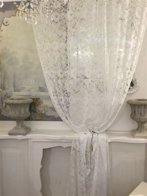 White Lace Curtain - Etsy