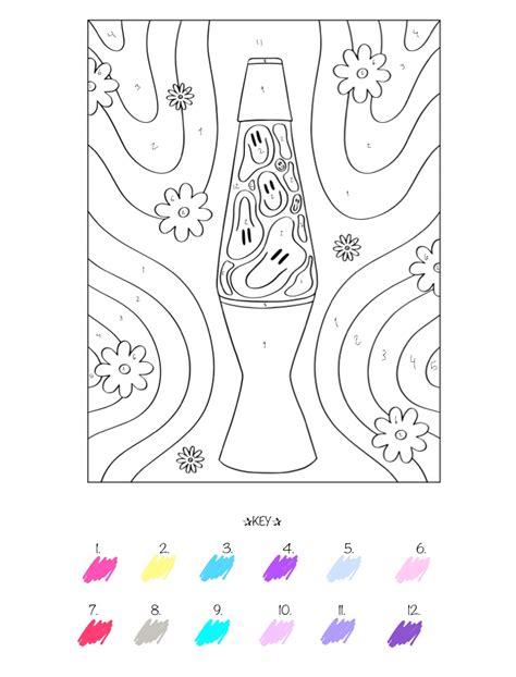 Lamp Coloring Page