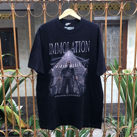 เสื้อยืด kaos BAND IMMOLATION DEATH METAL DEEPROCK ของแท้ MERCH | Shopee Thailand